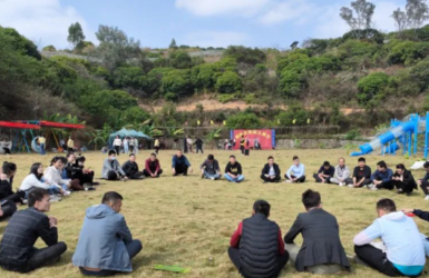 Go on spring outing, fine scenery | EXE association staff for an outing in spring outing activities