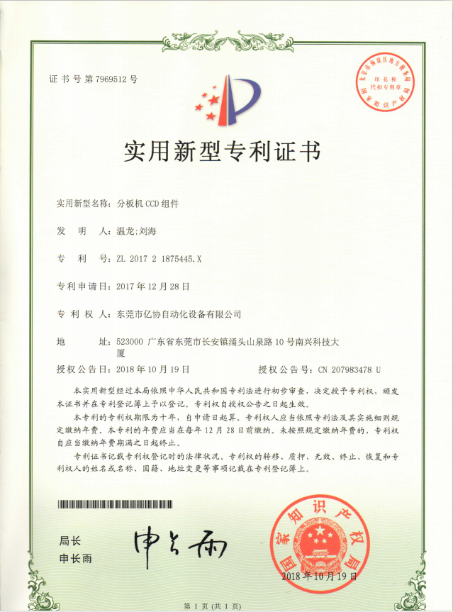 Splitter CCD components