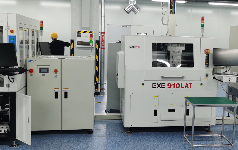 Double spindle splitter customer site