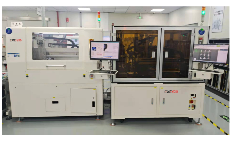 Online plate splitting machine + online plate placing machine