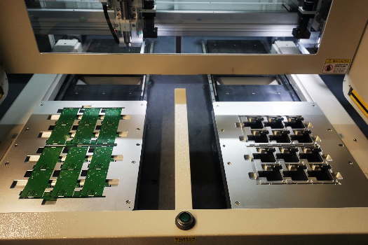 Electronic control layout